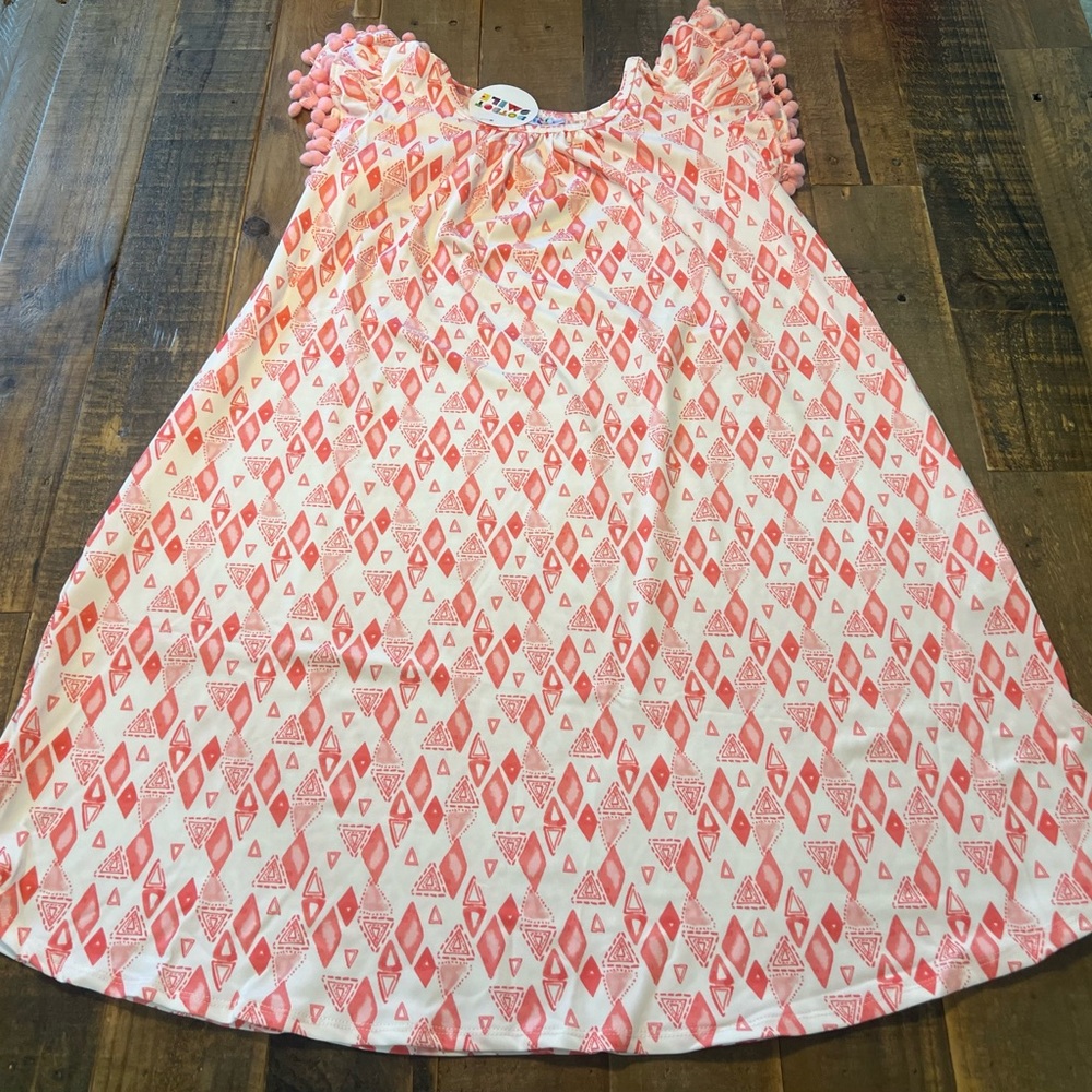 Dot Dot Smile size 7 girls Whimsical Swing dress new